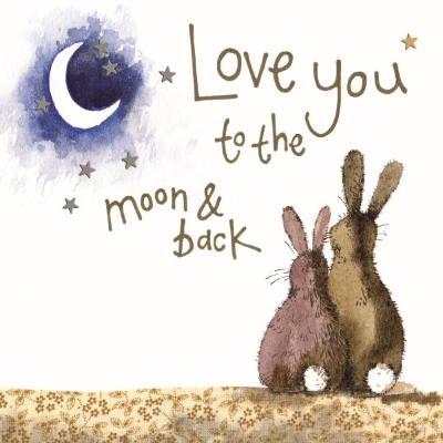 Love You To The Moon And Back Card