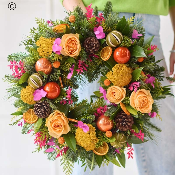 Vibrant Festive Wreath