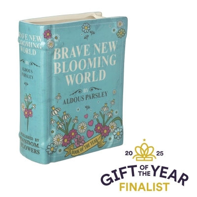 Ceramic Book Vase Blooming World