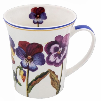 Pansy Fine China Mug