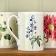 Personalised Birth Flower Porcelain Mug