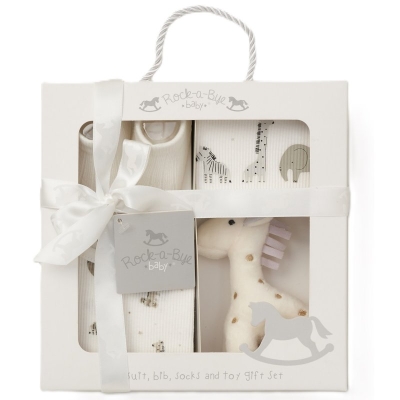 WHITE 4 PIECE LUXURY BOXED GIFT SET
