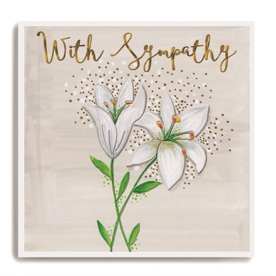 White Lillies   With Sympathy