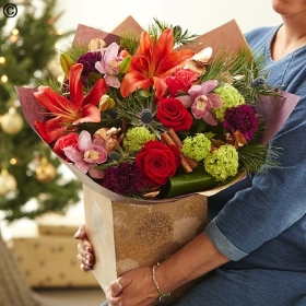 Bespoke Christmas Handtied Bouquet