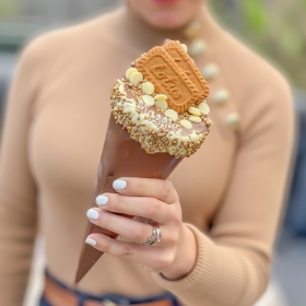 Biscoff® Loaded Ice Cream Cone