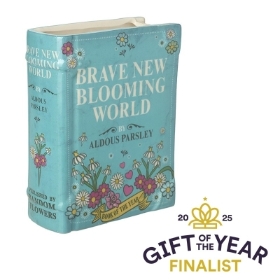 Ceramic Book Vase Blooming World