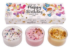 JUST BECAUSE THREE LITES – HAPPY BIRTHDAY