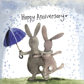 Starlight Rain and Shine Anniversary Card