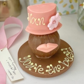 Terry’s Chocolate Orange® with Pink Hat & Lips on a Plaque