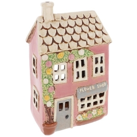 Village Flower Shop T Light Holder