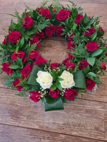 Red Rose Wreath